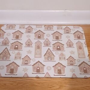 Gingerbread House Patterned Mat